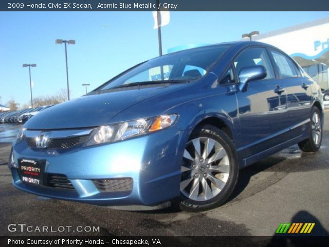 2009 Honda Civic EX Sedan in Atomic Blue Metallic