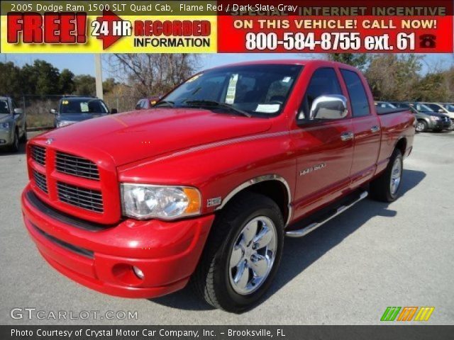 2005 Dodge Ram 1500 SLT Quad Cab in Flame Red