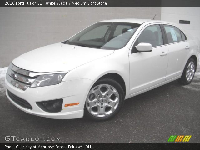 2010 Ford Fusion SE in White Suede