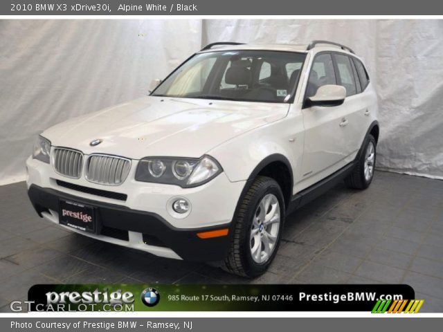 2010 BMW X3 xDrive30i in Alpine White