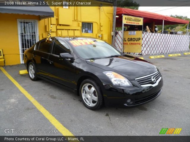 2008 Nissan Altima 2.5 S in Super Black