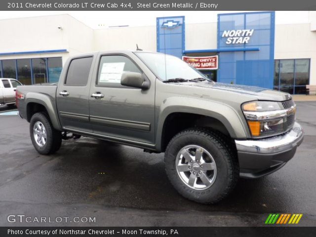 2011 Chevrolet Colorado LT Crew Cab 4x4 in Steel Green Metallic