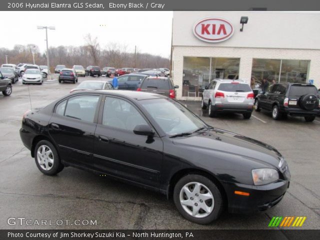 2006 Hyundai Elantra GLS Sedan in Ebony Black