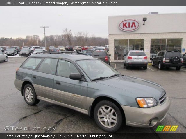 2002 Subaru Outback Limited Wagon in Wintergreen Metallic