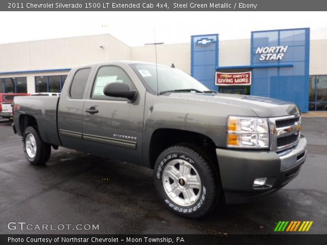 2011 Chevrolet Silverado 1500 LT Extended Cab 4x4 in Steel Green Metallic