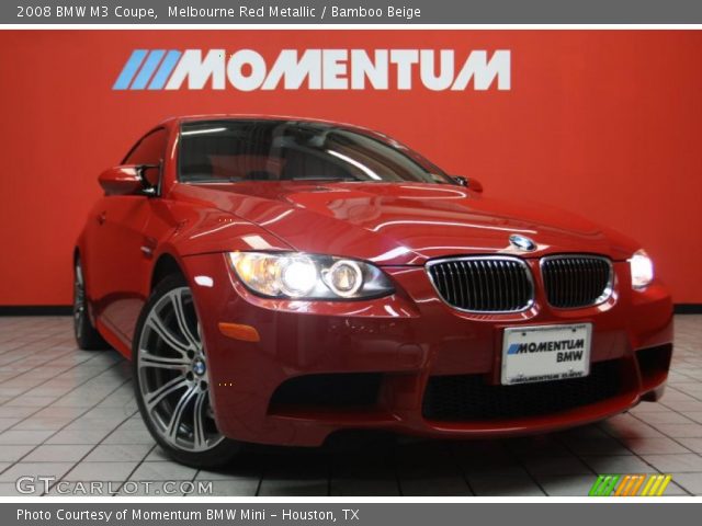 2008 BMW M3 Coupe in Melbourne Red Metallic