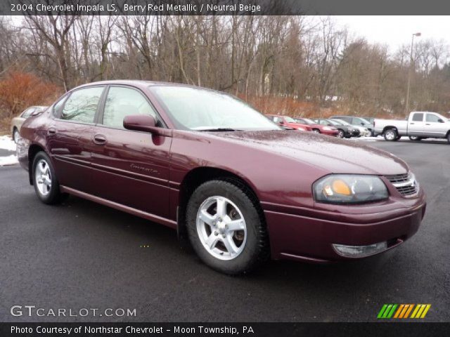 2004 Chevrolet Impala LS in Berry Red Metallic