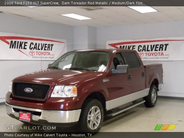 2006 Ford F150 XLT SuperCrew in Dark Toreador Red Metallic