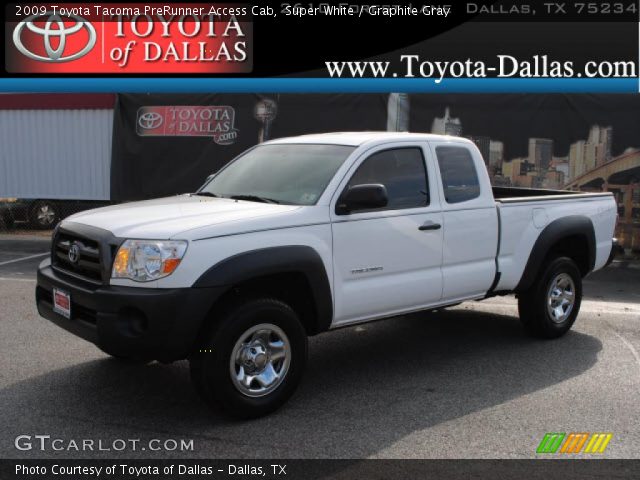 2009 Toyota Tacoma PreRunner Access Cab in Super White