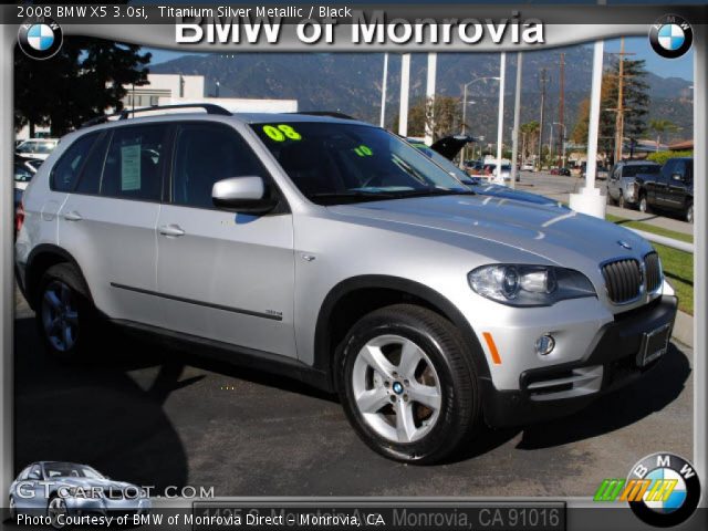 2008 BMW X5 3.0si in Titanium Silver Metallic
