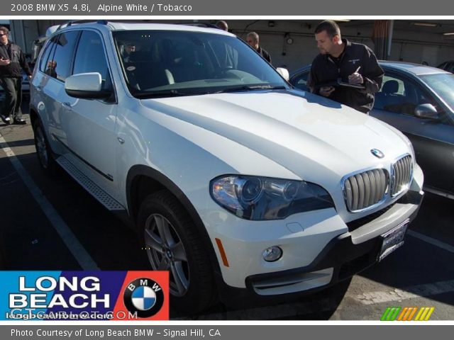 2008 BMW X5 4.8i in Alpine White