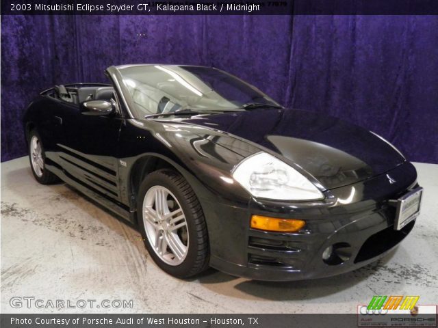 2003 Mitsubishi Eclipse Spyder GT in Kalapana Black