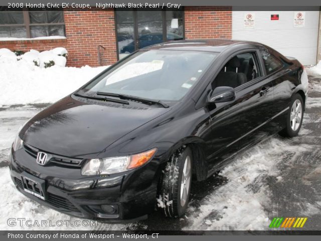 2008 Honda Civic EX Coupe in Nighthawk Black Pearl