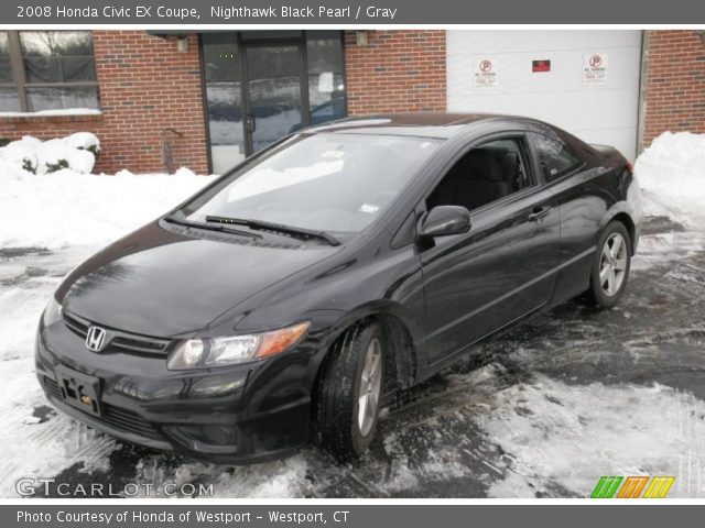 2008 Honda Civic EX Coupe in Nighthawk Black Pearl