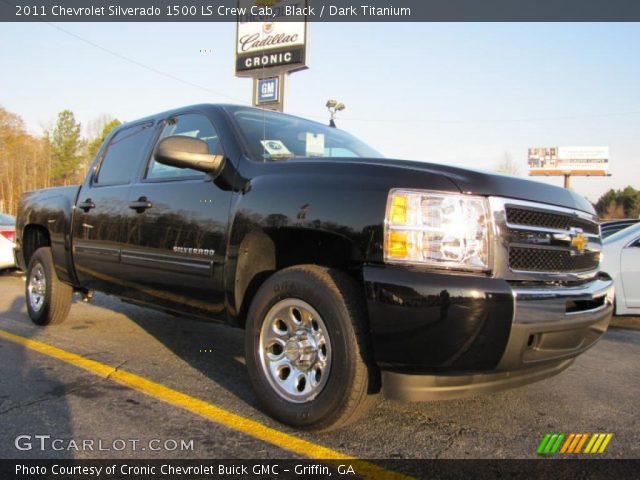 2011 Chevrolet Silverado 1500 LS Crew Cab in Black