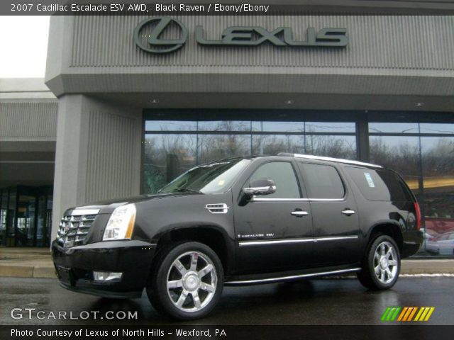 2007 Cadillac Escalade ESV AWD in Black Raven