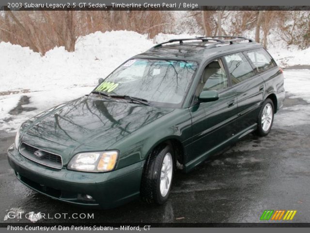 2003 Subaru Legacy 2.5 GT Sedan in Timberline Green Pearl