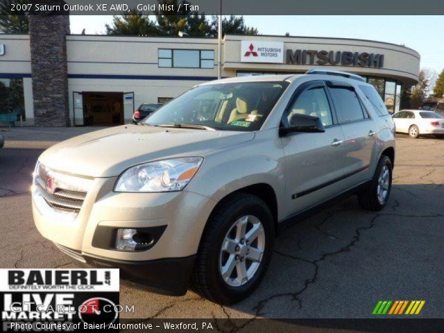 2007 Saturn Outlook XE AWD in Gold Mist