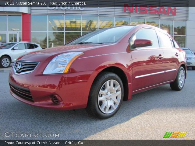 2011 Nissan Sentra 2.0 in Red Brick
