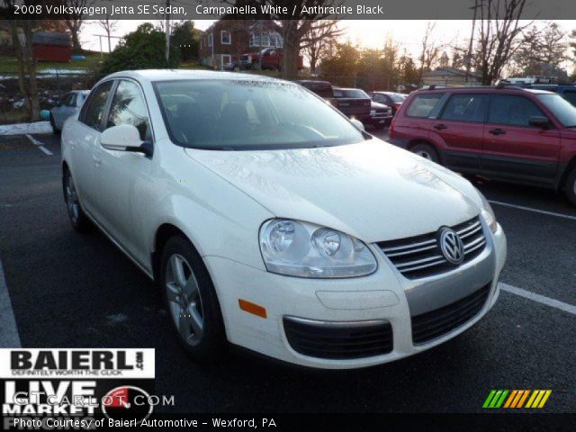 2008 Volkswagen Jetta SE Sedan in Campanella White