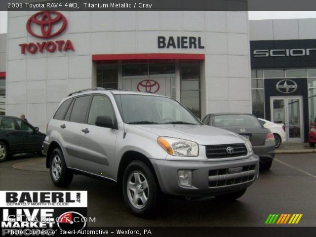 2003 Toyota RAV4 4WD in Titanium Metallic