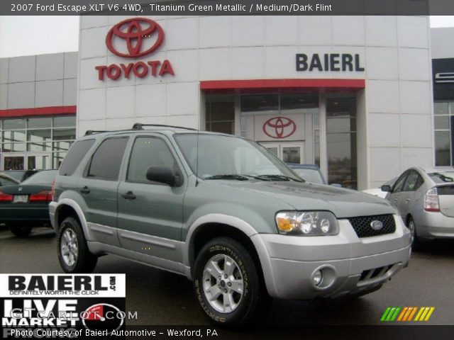 2007 Ford Escape XLT V6 4WD in Titanium Green Metallic