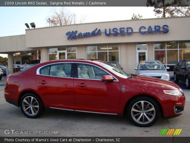 2009 Lincoln MKS Sedan in Sangria Red Metallic