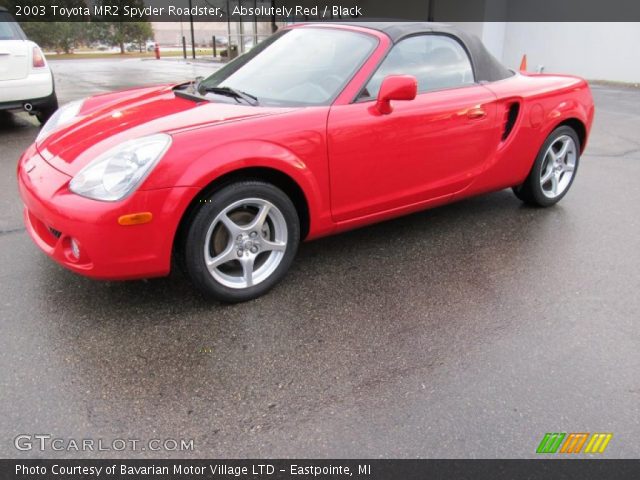 2003 Toyota MR2 Spyder Roadster in Absolutely Red