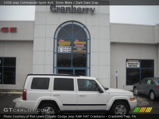 2008 Jeep Commander Sport 4x4 in Stone White