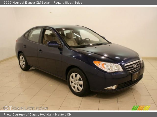 2009 Hyundai Elantra GLS Sedan in Regatta Blue
