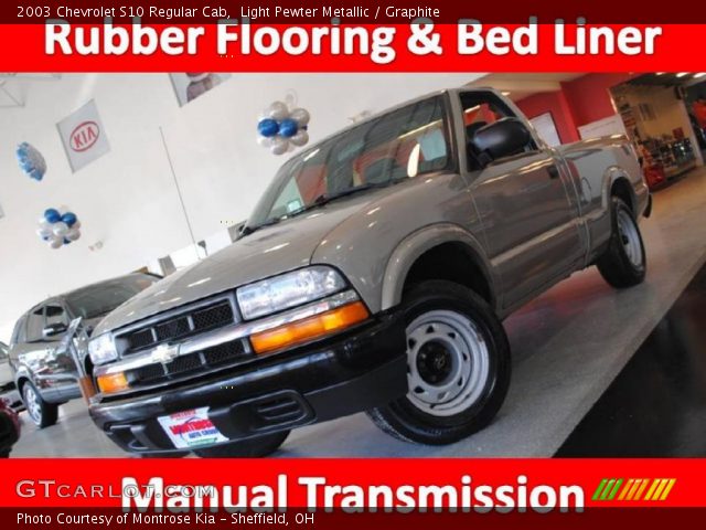 2003 Chevrolet S10 Regular Cab in Light Pewter Metallic