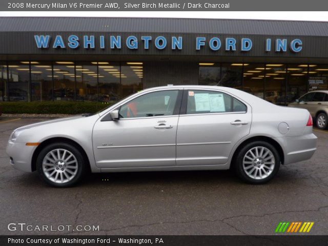 2008 Mercury Milan V6 Premier AWD in Silver Birch Metallic