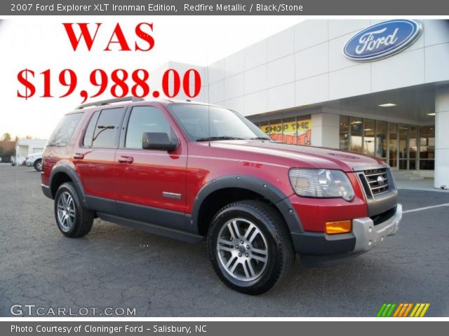 2007 Ford Explorer XLT Ironman Edition in Redfire Metallic