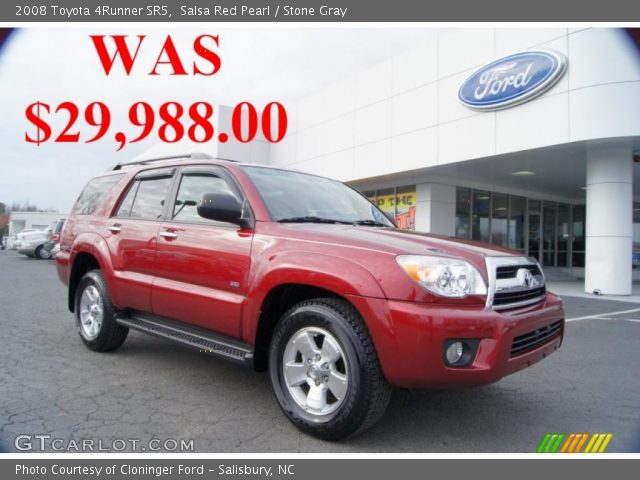 2008 Toyota 4Runner SR5 in Salsa Red Pearl