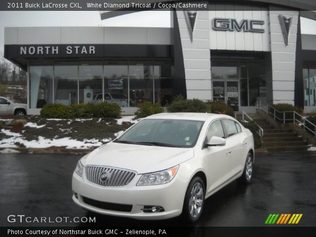 2011 Buick LaCrosse CXL in White Diamond Tricoat
