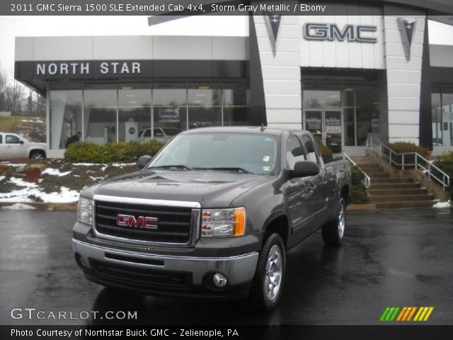 2011 GMC Sierra 1500 SLE Extended Cab 4x4 in Storm Gray Metallic