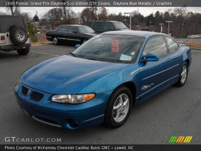 1998 Pontiac Grand Prix Daytona 500 Edition GTP Coupe in Daytona Blue Metallic