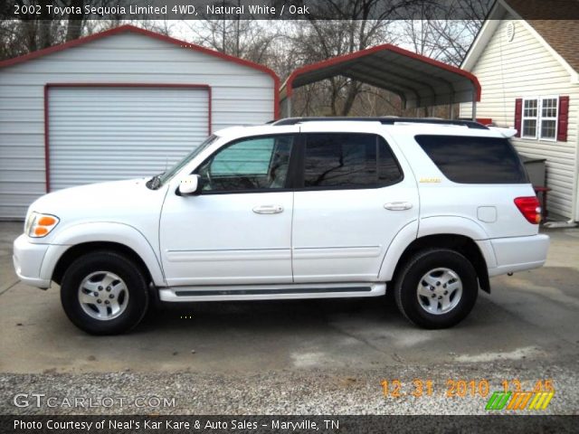 2002 Toyota Sequoia Limited 4WD in Natural White