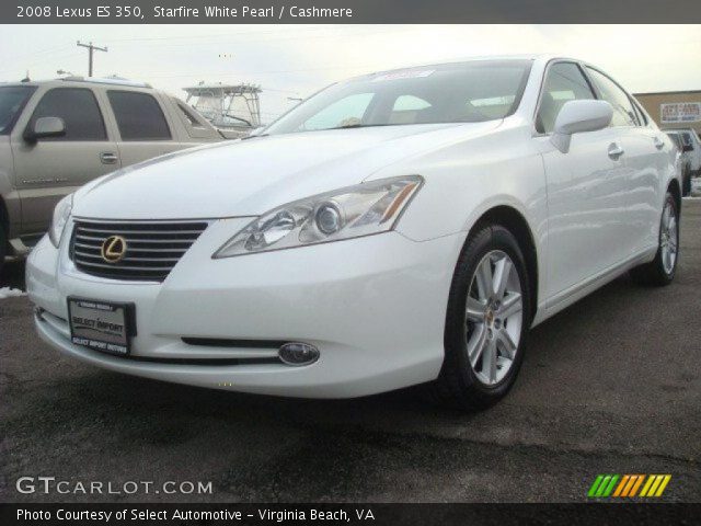 2008 Lexus ES 350 in Starfire White Pearl
