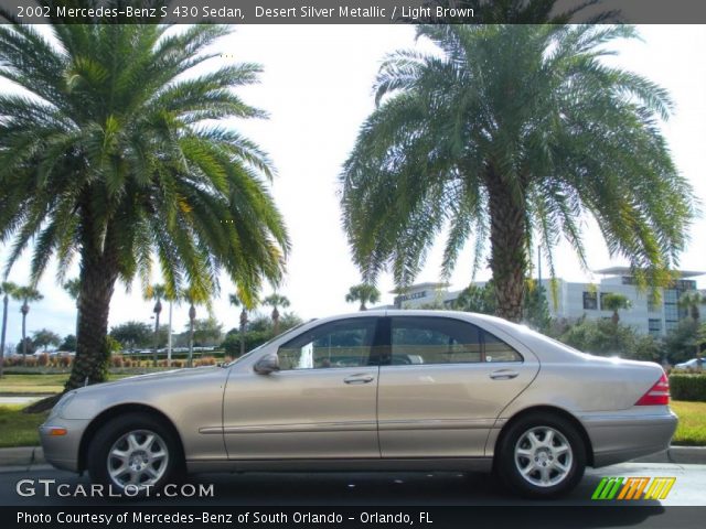 2002 Mercedes-Benz S 430 Sedan in Desert Silver Metallic