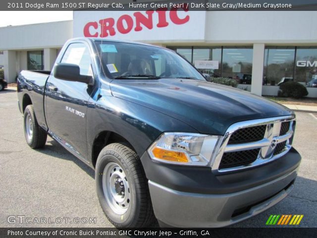 2011 Dodge Ram 1500 ST Regular Cab in Hunter Green Pearl