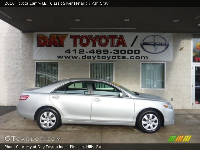 2010 Toyota Camry LE in Classic Silver Metallic