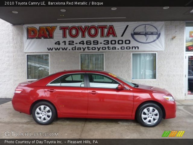 2010 Toyota Camry LE in Barcelona Red Metallic