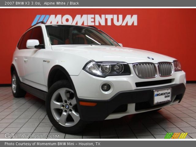 2007 BMW X3 3.0si in Alpine White