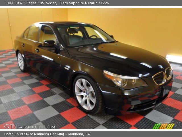 2004 BMW 5 Series 545i Sedan in Black Sapphire Metallic