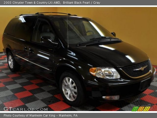 2003 Chrysler Town & Country LXi AWD in Brilliant Black Pearl