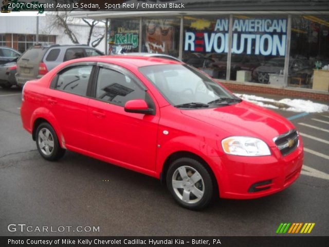 2007 Chevrolet Aveo LS Sedan in Sport Red