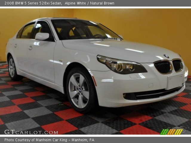 2008 BMW 5 Series 528xi Sedan in Alpine White