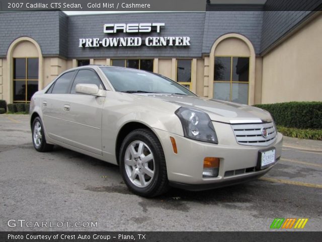 2007 Cadillac CTS Sedan in Gold Mist