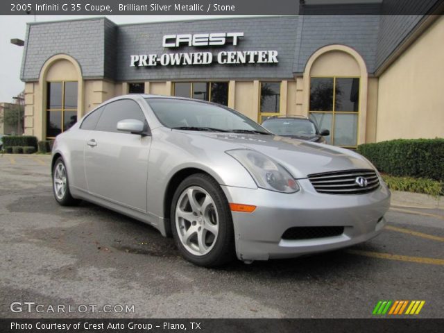 2005 Infiniti G 35 Coupe in Brilliant Silver Metallic